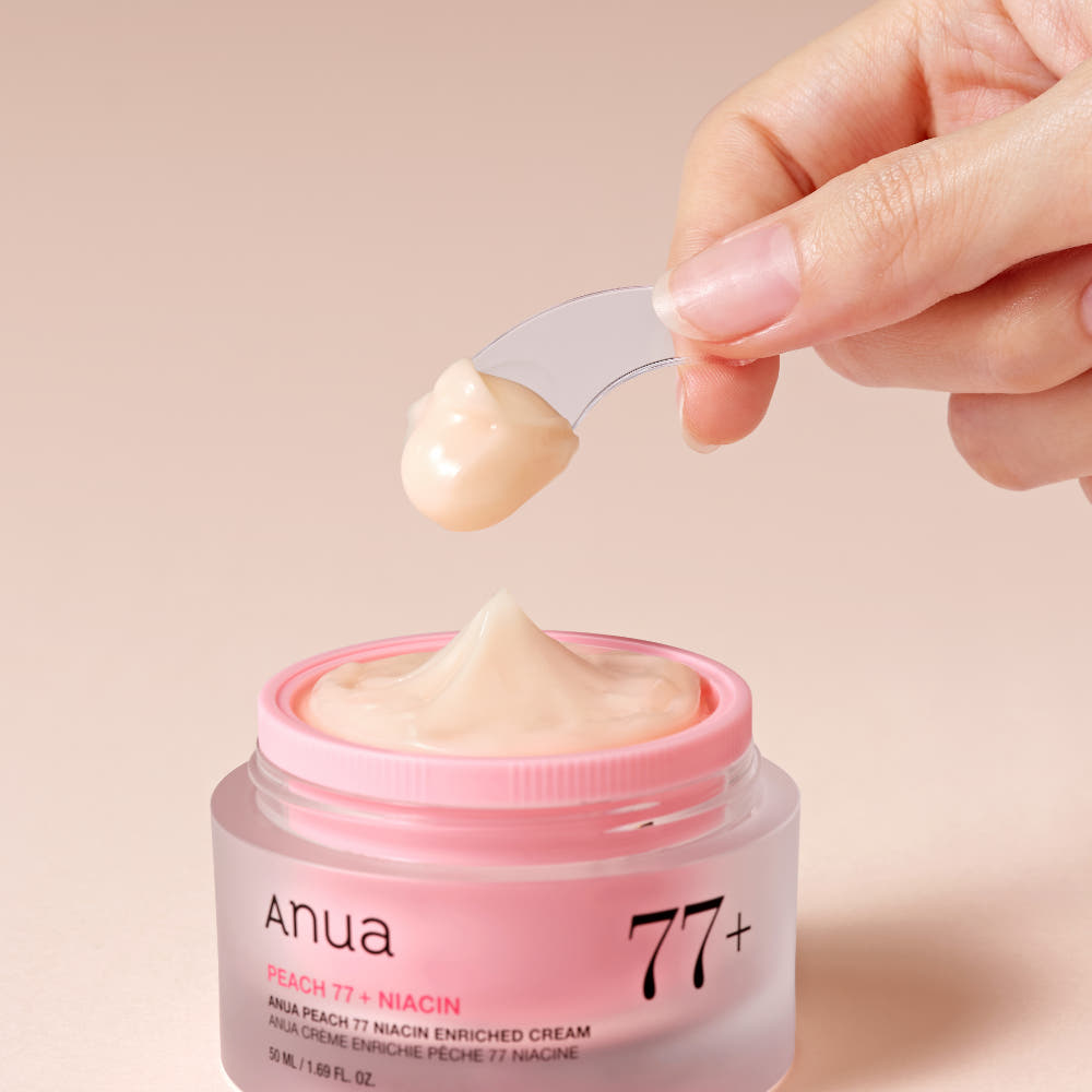 [Anua] Peach 77 Niacin 3-STEP Flawless Makeup Booster Set | Glass Skin Toner, Serum & Moisturizer Routine Kit