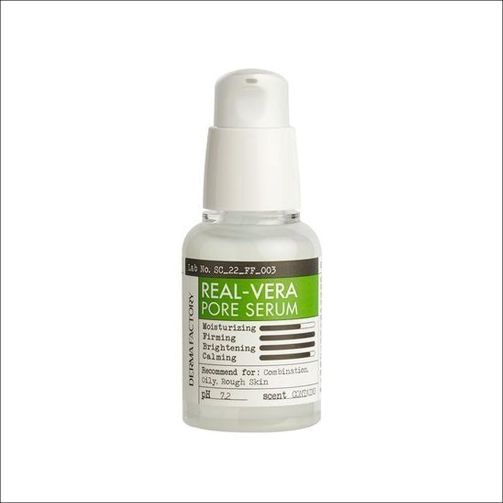 DERMA FACTORY REAL-VERA Pore Care Serum 30ml / VEGAN STANDARD CERTIFICATION