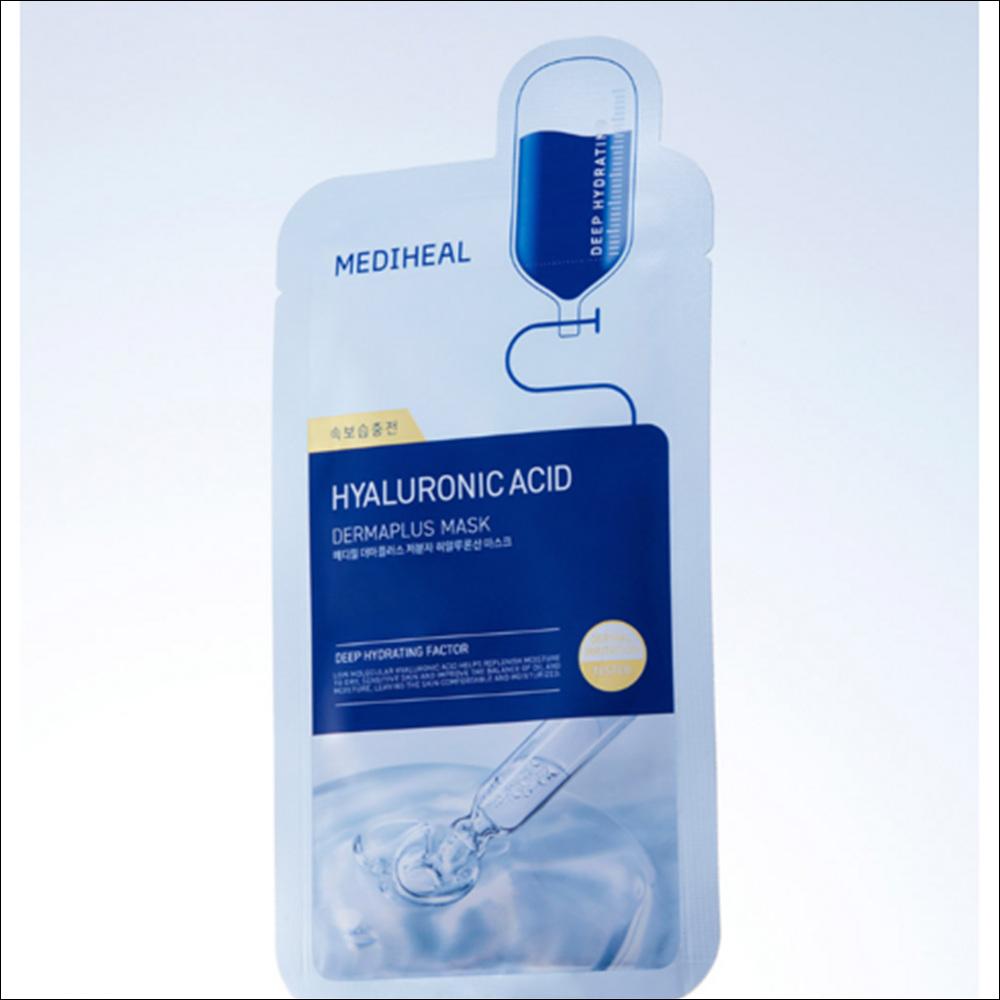 MEDIHEAL Hyalluronic Acid Dermaplus Facial Mask Pack