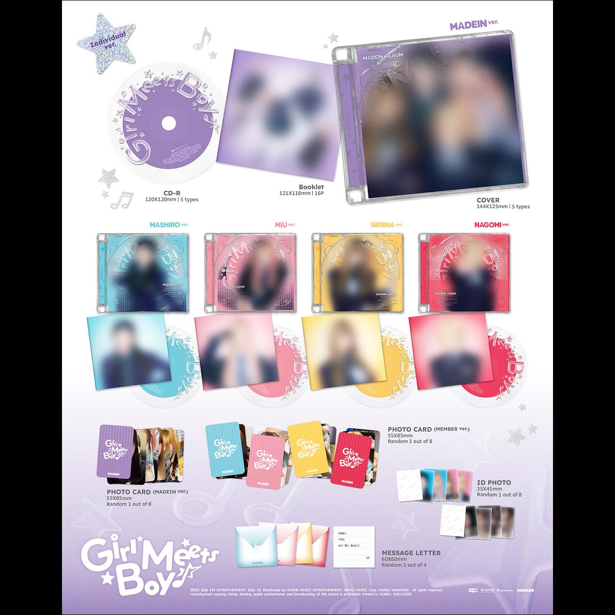 MADEIN - Girl Meets Boy + Free Gift