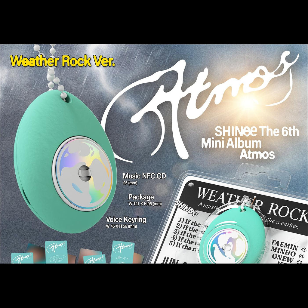 SHINee [Atmos] 6th Mini Album Weather Rock Ver. + Free Gift