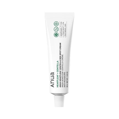 [Anua] Heartleaf Centella Red Spot Soothing Ointment Cream 30ml - Intensive Trouble Care, Acne Spot Relief, Cica Recovery, K-Beauty