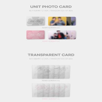 JUST B <÷ (NANUGI)> NEMO Album (Grey ver. / Pink ver.)