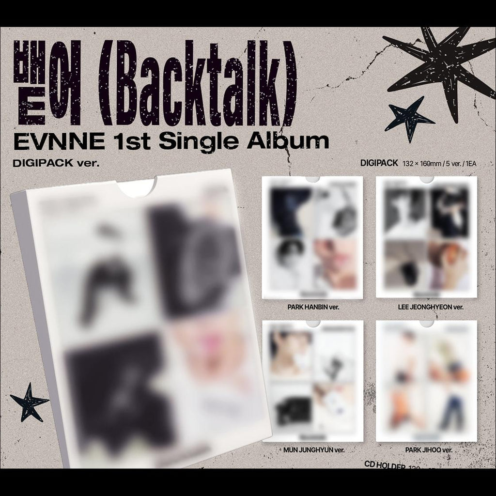 EVNNE [Backtalk] Digipack ver. / 1st Single Album + Free Gift
