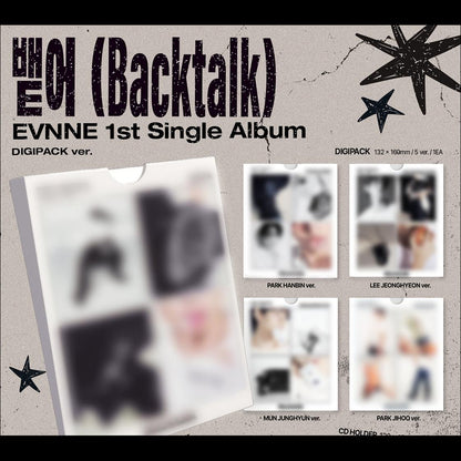 EVNNE [Backtalk] Digipack ver. / 1st Single Album + Free Gift