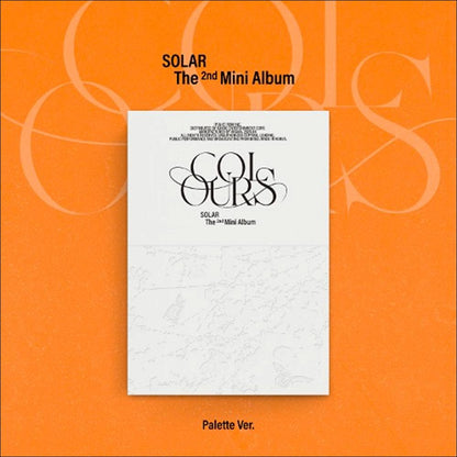 SOLAR(MAMAMOO) - COLOURS Palette Ver.