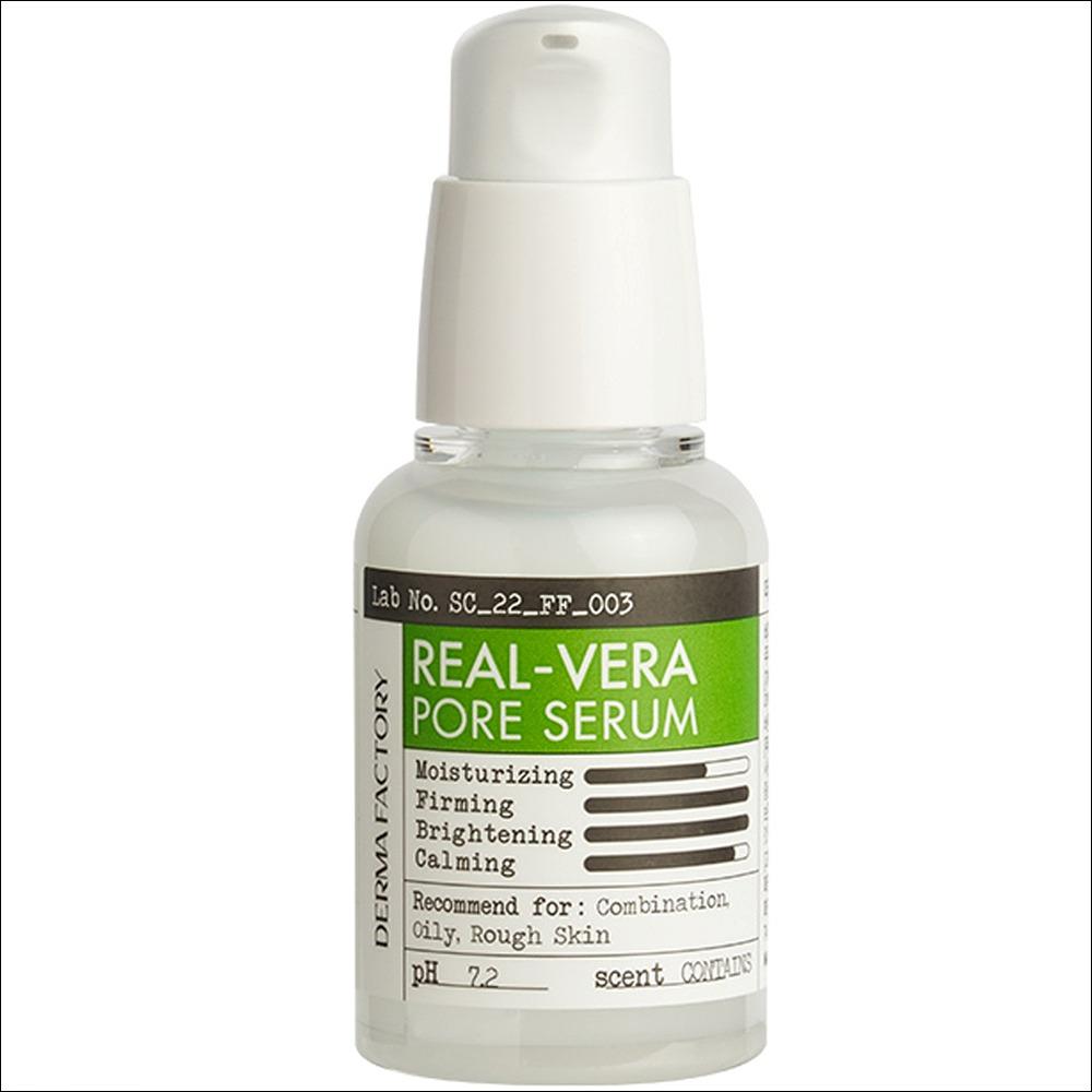 DERMA FACTORY REAL-VERA Pore Care Serum 30ml / VEGAN STANDARD CERTIFICATION