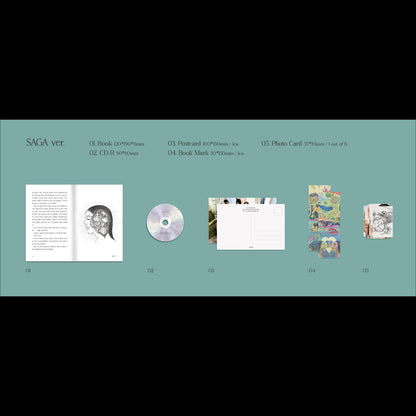 [Pre-order] NMIXX 6th Mini Album Strange Muse SAGA Ver. KPOP Sealed Album + Free Gift