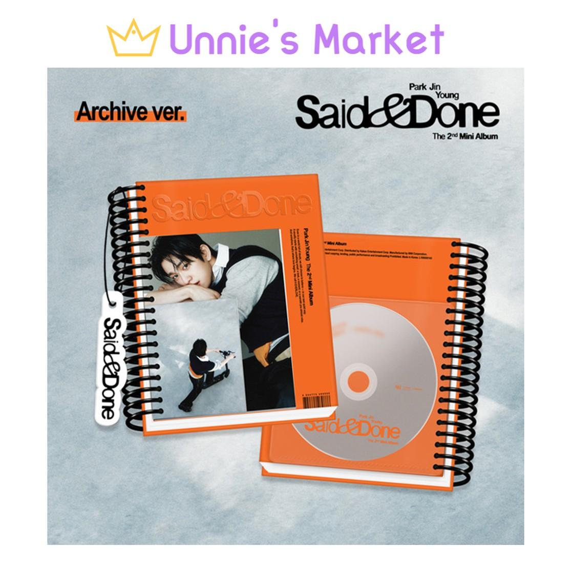 Park Jin Young (GOT7) [Said & Done] 2nd Mini Album (Archive ver.) + Free Gift