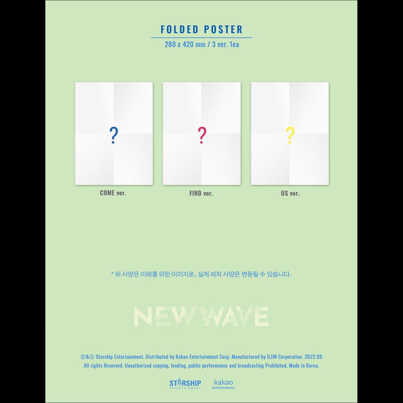CRAVITY Album [NEW WAVE] (COME ver. / Find ver. / Us ver.)