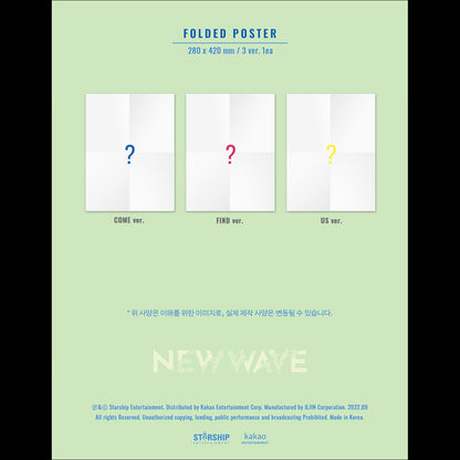 CRAVITY Album [NEW WAVE] (COME ver. / Find ver. / Us ver.)