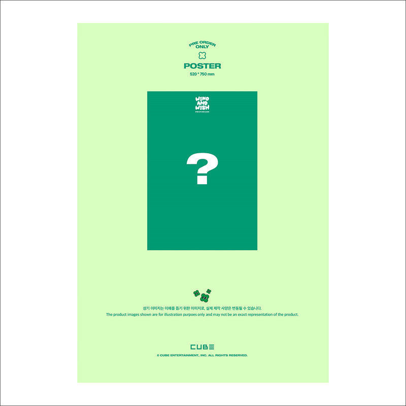 BTOB WIND AND WISH CLOVER Ver. 12th Mini Album