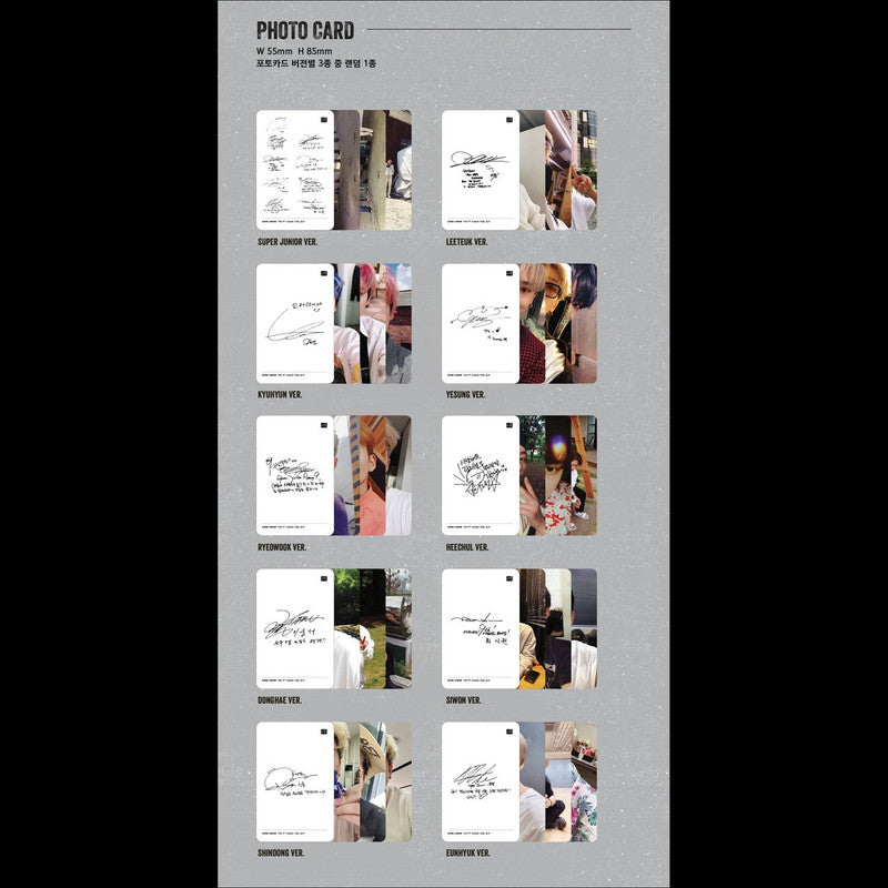 SUPER JUNIOR [TIME SLIP] 9th Album (Random)