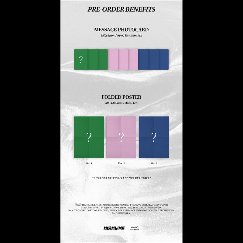 WONHO Bittersweet 2nd Single Album