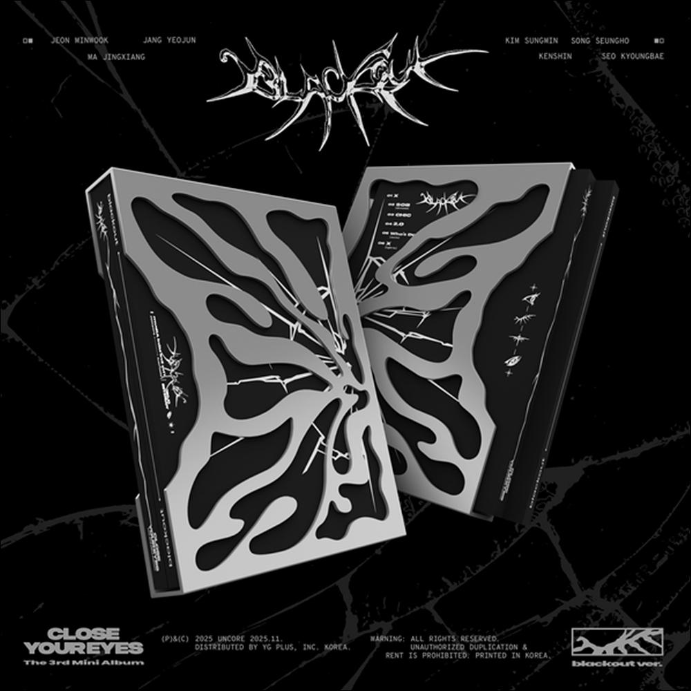 CLOSE YOUR EYES [blackout] (blackout ver.) / The 3rd Mini Album + Free Gift