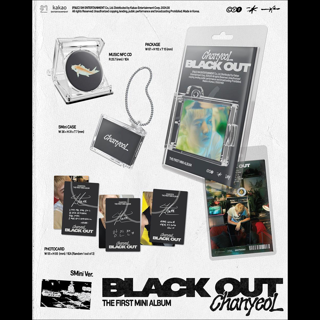 [Smini ver.] Chanyeol (EXO) - BLACK OUT 1st Mini Album