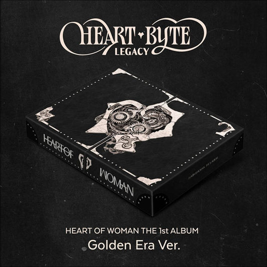 HEART OF WOMAN [Heart Byte  LEGACY] THE 1st ALBUM (Golden Era ver.) + Free Gift
