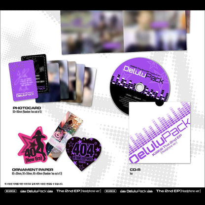 (Headphone Ver.) KiiiKiii [Delulu Pack] The 2nd EP Album