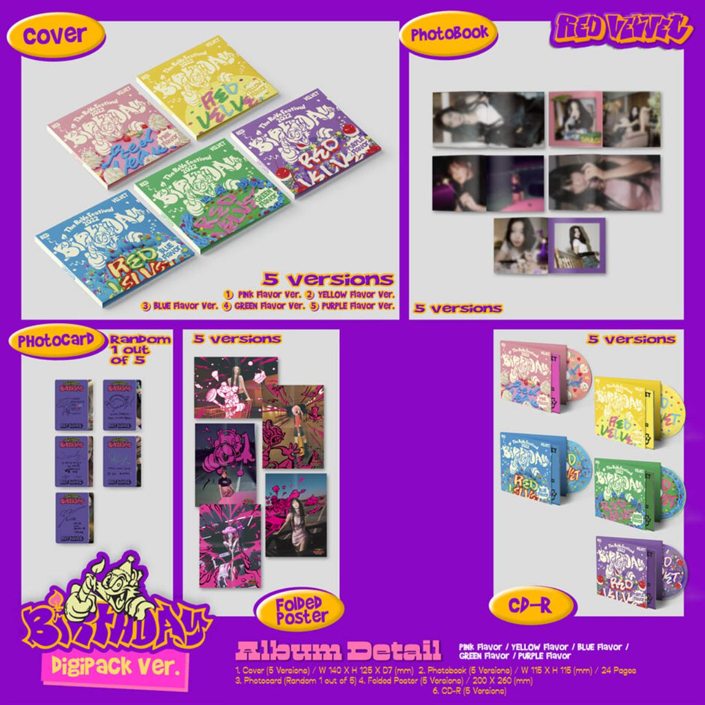 Red Velvet - The ReVe Festival 2022 - Birthday Digipack Ver. (Random)