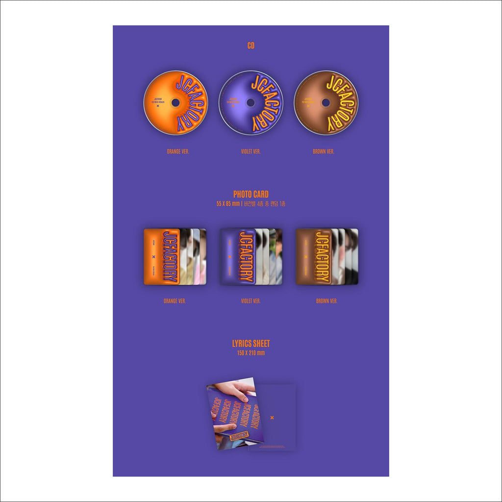 JAECHAN(DKZ) - JCFACTORY Album(ORANGE ver. / VIOLET ver. / BROWN ver.)