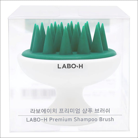 [LABO-H] Premium Scalp Massager Shampoo Brush - Soft Silicone Deep Cleansing & Hair Loss Care Accessory (Authentic)