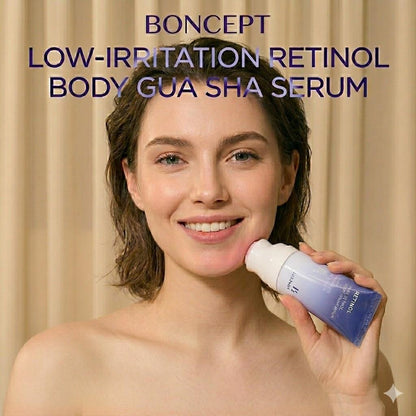[BONCEPT] Retinol Elasticity Shot Body Guasha Serum - Built-in Body Roller Massage Applicator by LG H&H, 100ml | Olive's K-beauty