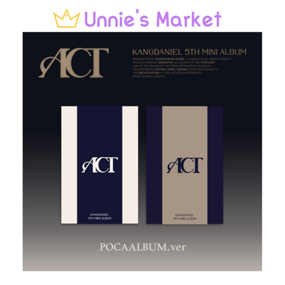 KANGDANIEL - ACT POCA ALBUM (A VER., B VER.)
