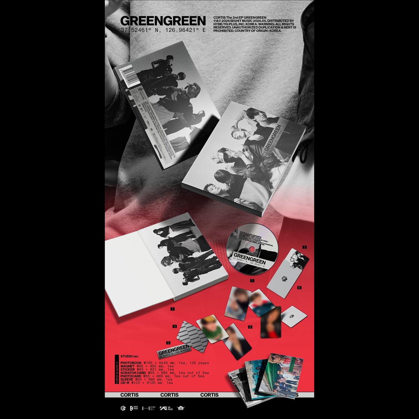 CORTIS The 2nd EP [GREENGREEN] + Free Gift