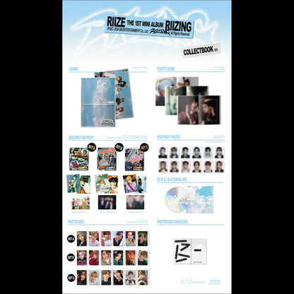 RIIZE - RIIZING Collect Book Ver. / 1st Mini Album