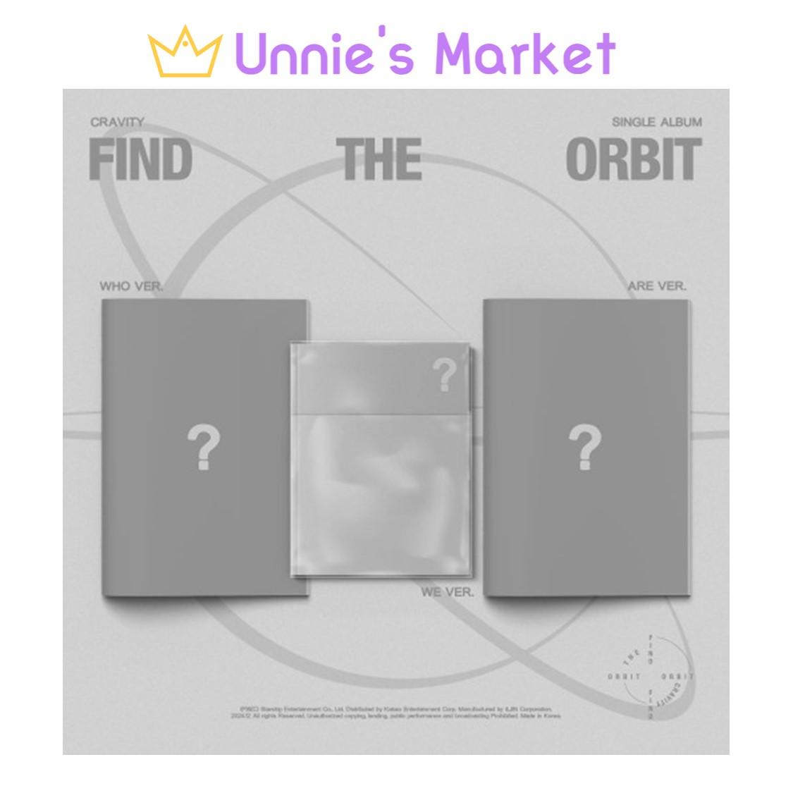 [SET] CRAVITY [FIND THE ORBIT] Single Album (WE ver. / WHO ver. / ARE ver.)