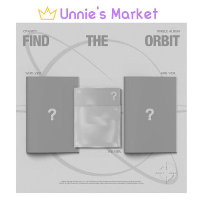 [SET] CRAVITY [FIND THE ORBIT] Single Album (WE ver. / WHO ver. / ARE ver.)