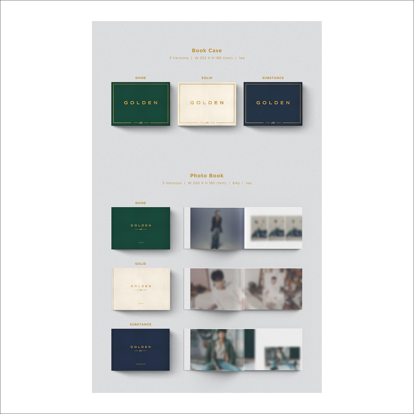 JUNGKOOK(BTS) GOLDEN SET + Weverse Albums Ver.
