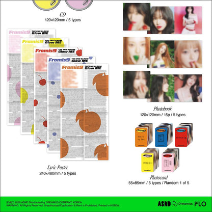 [Pre-order] fromis_9 [Glow ME] Fruit Ver. 2nd Album + Free Gift