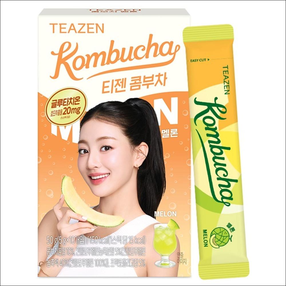 TEAZEN Kombucha Melon Glutathione (10 Sticks / 30 Sticks)