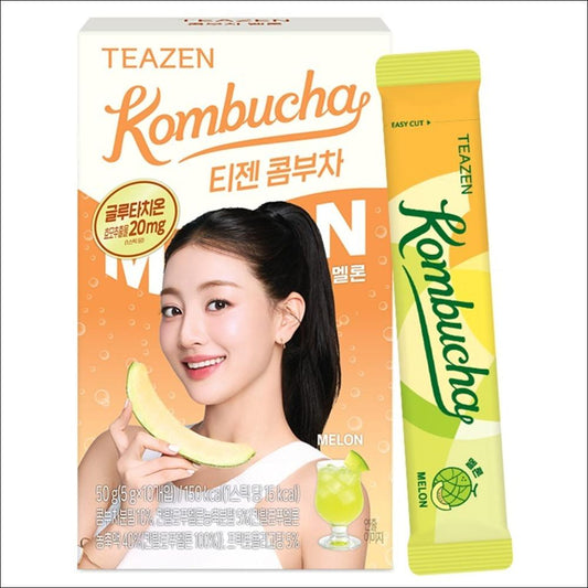 TEAZEN Kombucha Melon Glutathione (10 Sticks / 30 Sticks)