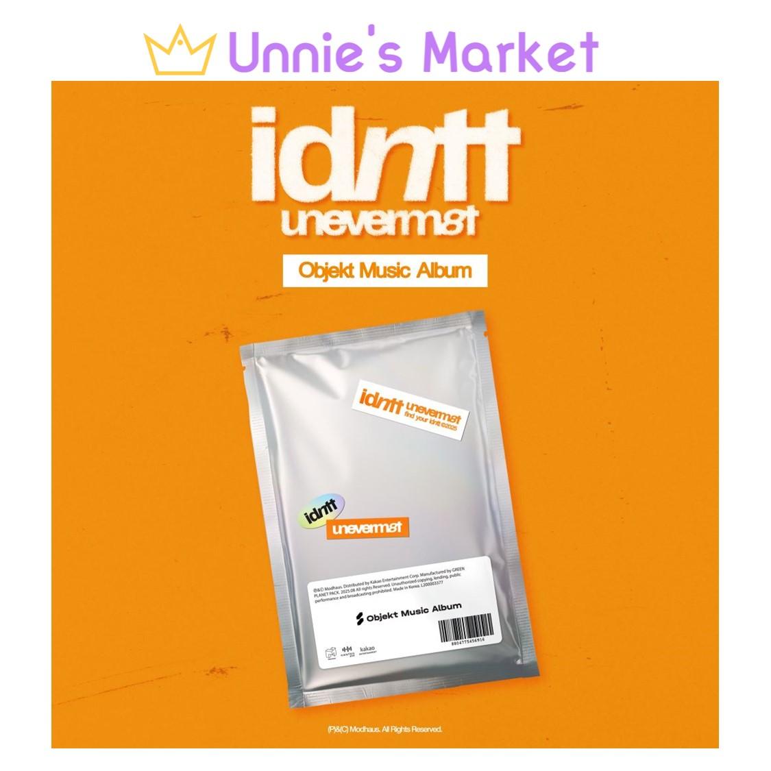 idntt <unevermet> Objekt Music Album ver.</unevermet>