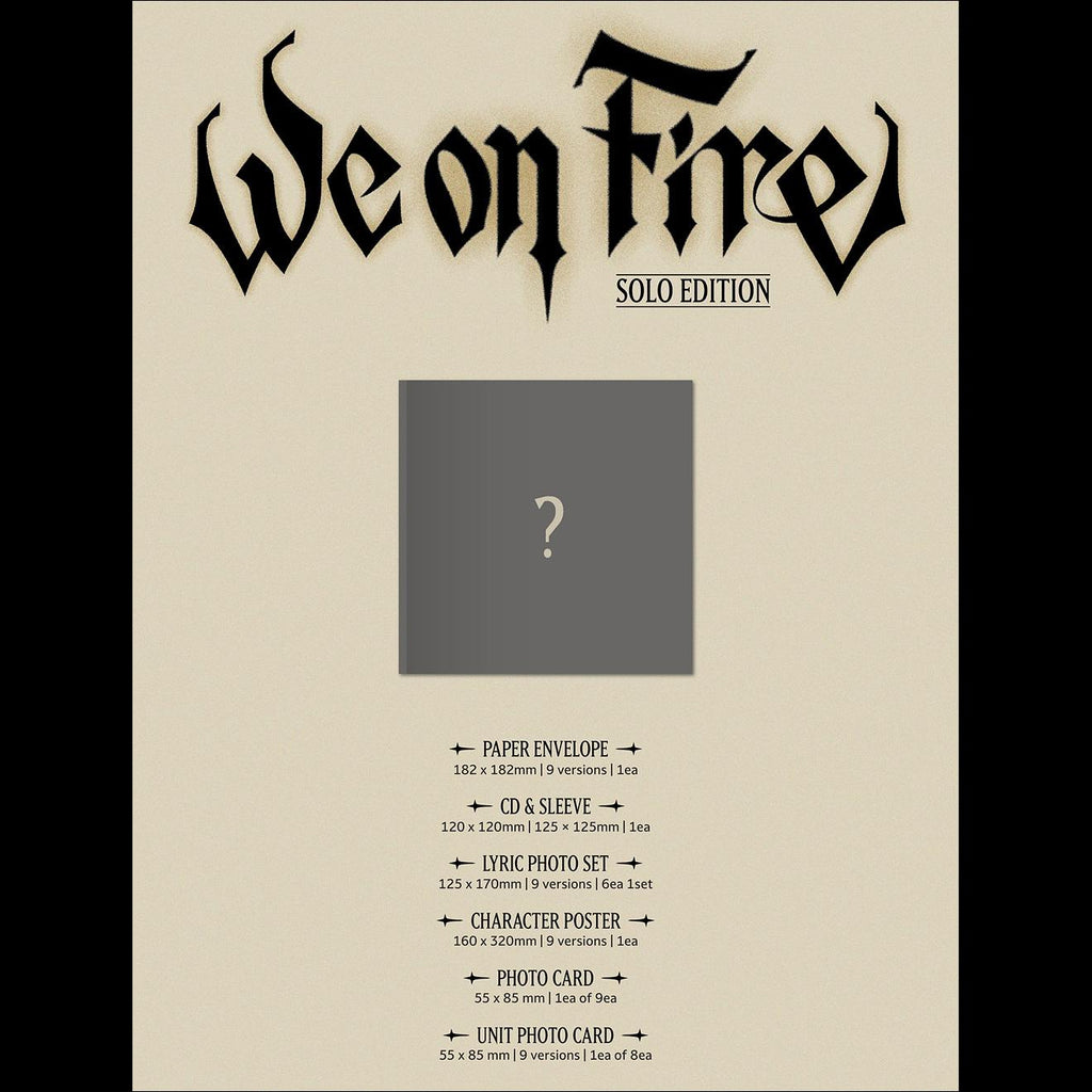 &TEAM [We on Fire] LIMITED EDITION / 3rd EP Album + Free Gift