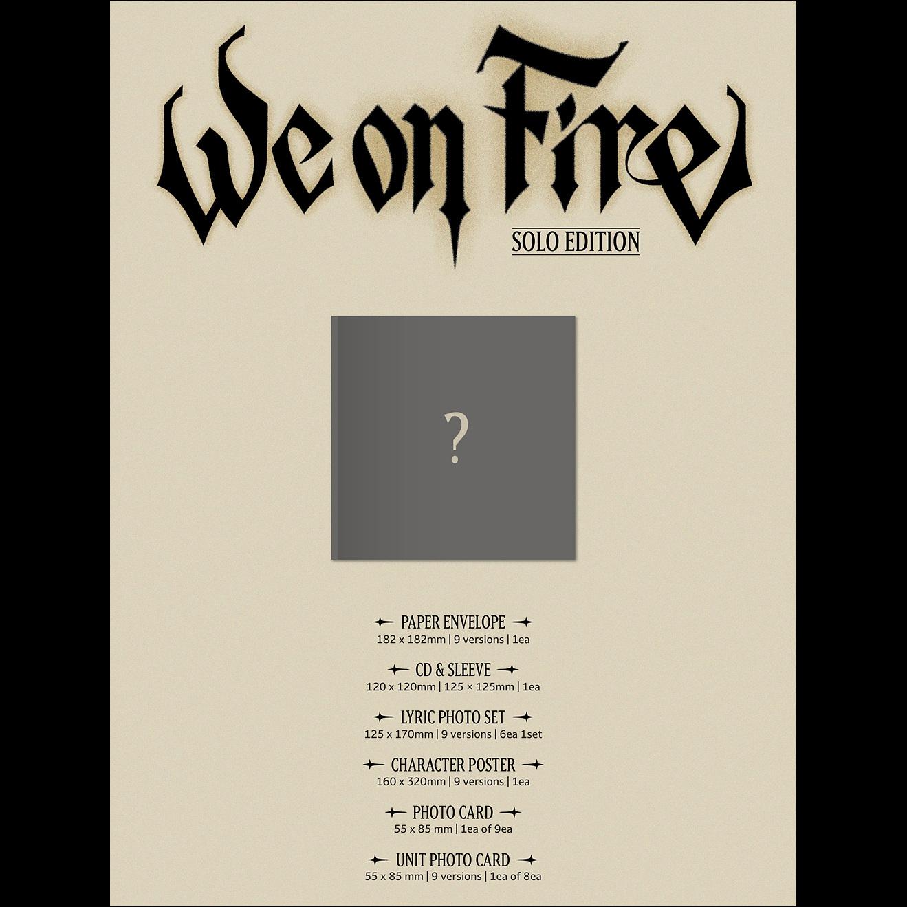&TEAM [We on Fire] LIMITED EDITION / 3rd EP Album + Free Gift