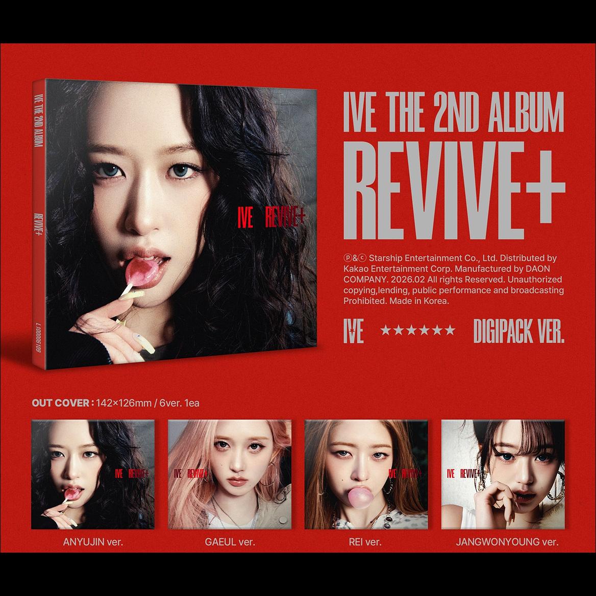 (Digipack Ver.) IVE [REVIVE+] The 2nd Album + Free Gift