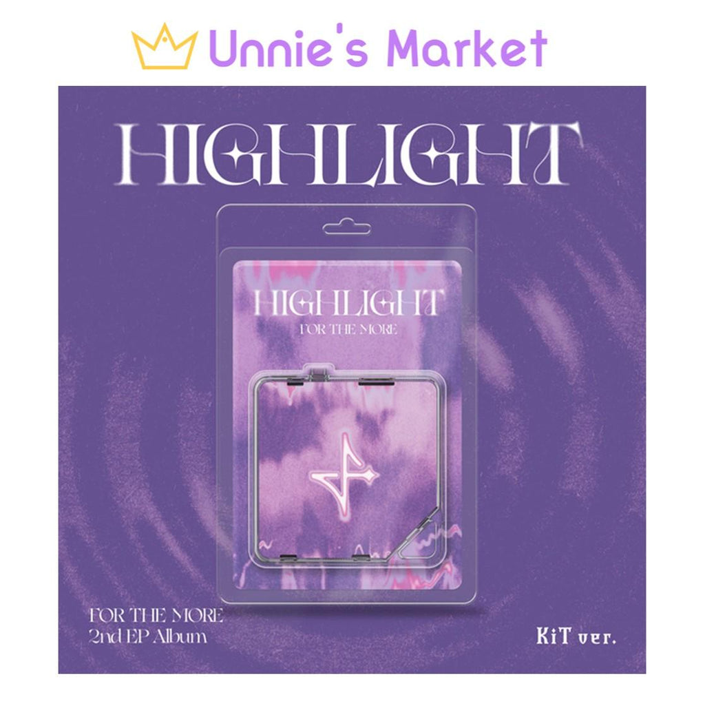 FOR THE MORE [HIGHLIGHT] 2nd EP Album (Shadow Ver. / Flare Ver.) + Free Gift