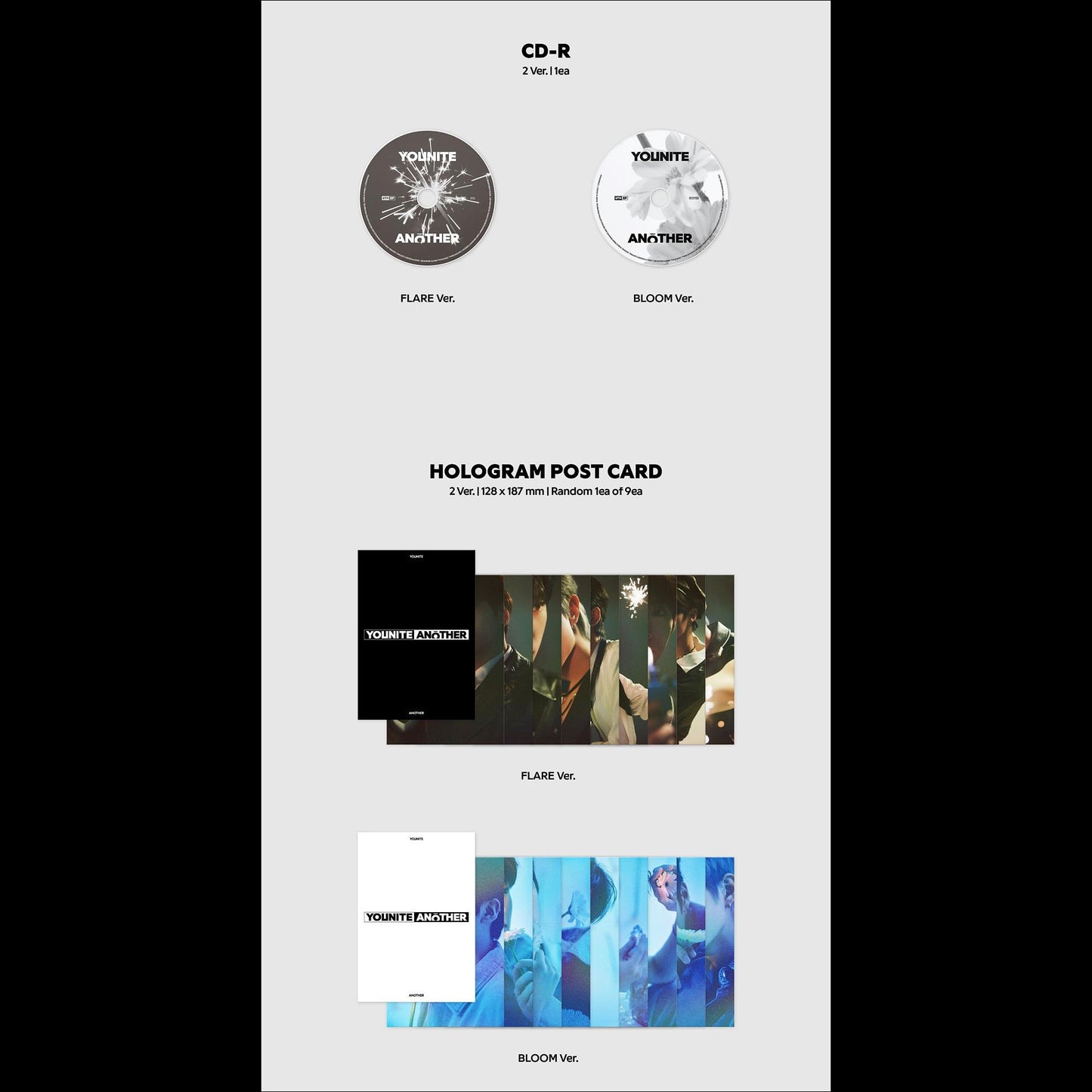 YOUNITE - ANOTHER 6th EP Album (FLARE Ver. / BLOOM Ver.)