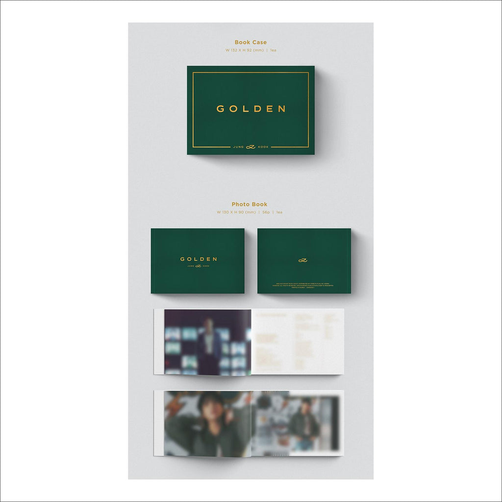 JUNGKOOK(BTS) GOLDEN SET + Weverse Albums Ver.