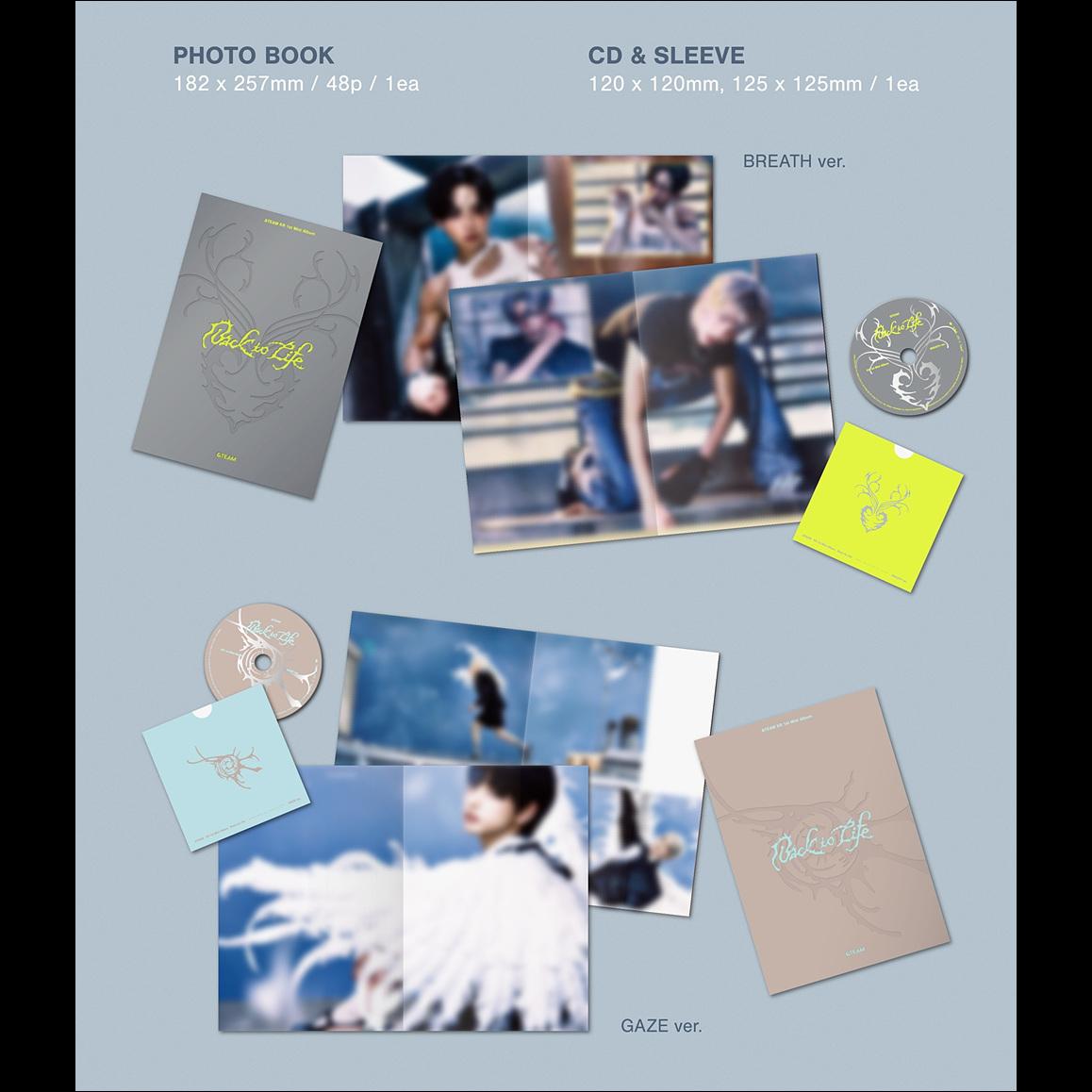 &TEAM - Back to Life (BREATH ver. / GAZE ver.) / KR 1st Mini Album