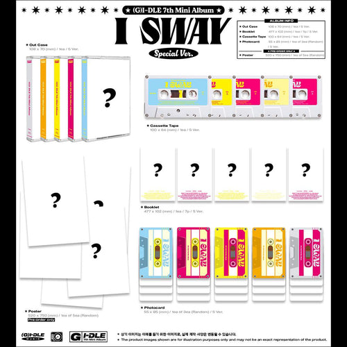 (G)I-DLE - I SWAY(MC) Special Ver. 7th Mini Album