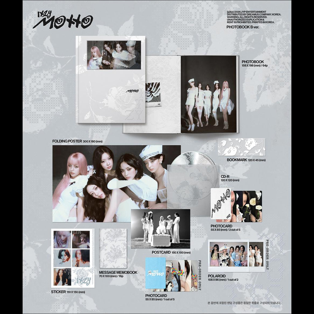 ITZY [Motto] PHOTOBOOK Ver. (A/B/C Ver.) + Free Gift