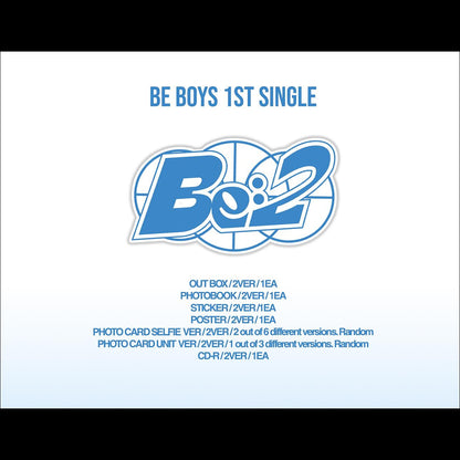 BE BOYS [BE:2] 1st Single Album (OUT SIDE ver. / IN SIDE ver.) + Free Gift