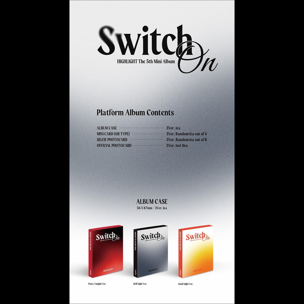 HIGHLIGHT [Switch On] Platform Ver. Album