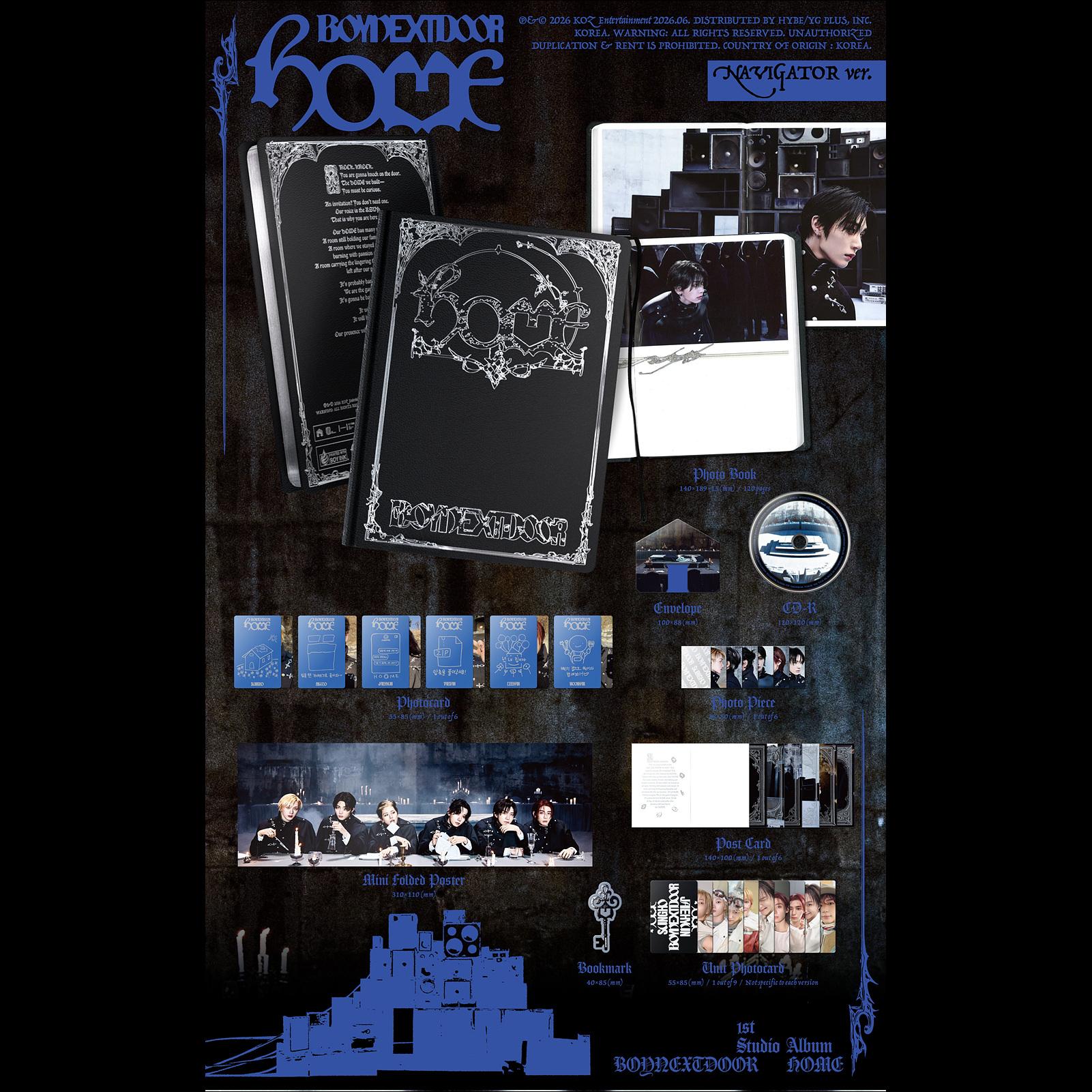 [Pre-order] [SITE POB] BOYNEXTDOOR 1st Studio Album [HOME]  + Free Gift