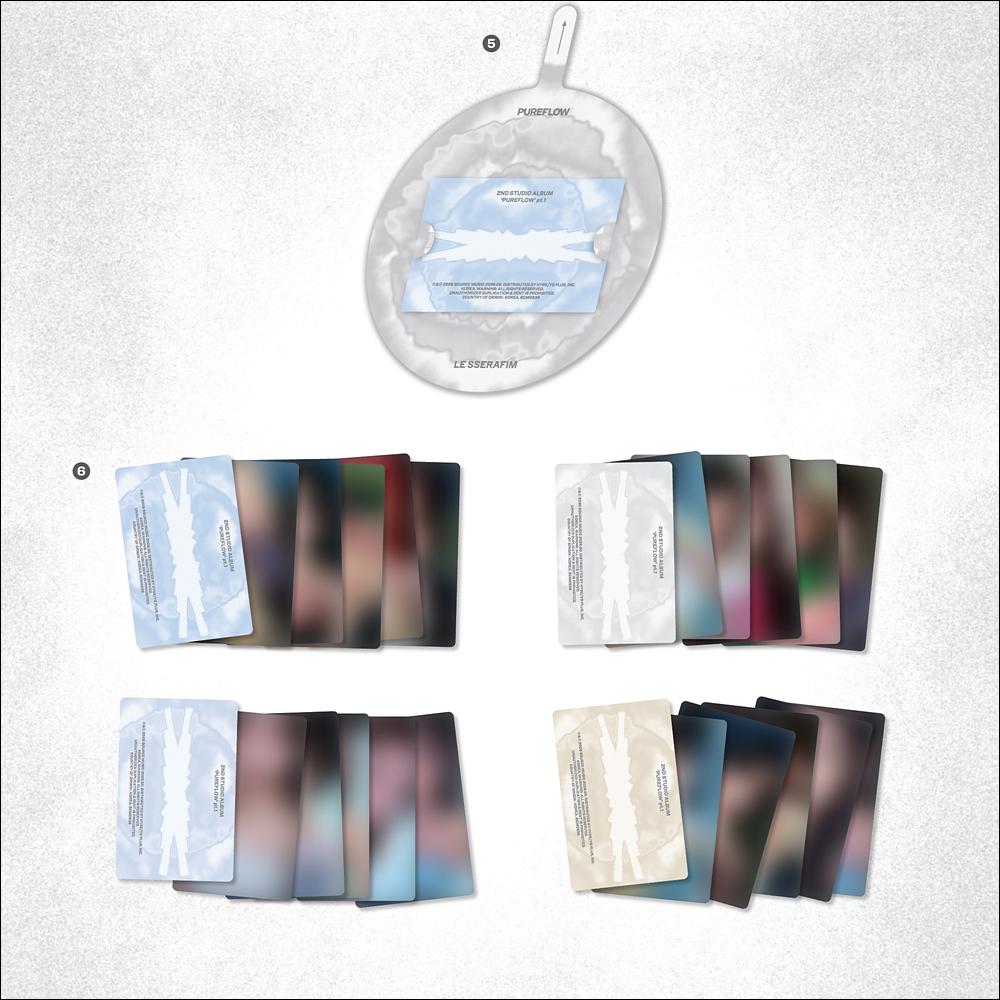 [NO POB] LE SSERAFIM ['PUREFLOW' pt.1] 2nd Studio Album (Standard ver.) + Free Gift