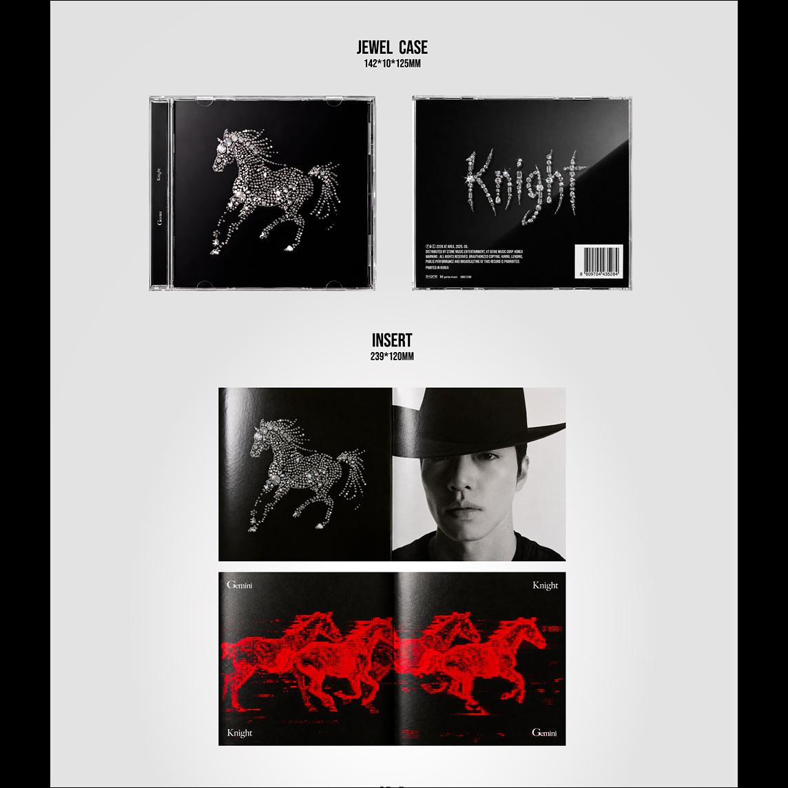 [Pre-order] Gemini - Knight Album (CD) + Free Gift